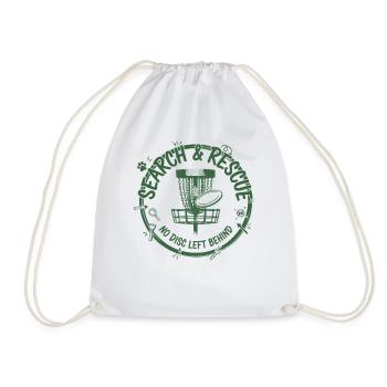 Recherche et sauvetage : aucun disque laissé derrière Disc golf - Sac de sport léger - blanc - Devant