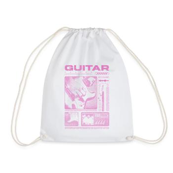 Guitariste Guitariste Rock Musicien streetwear - Sac de sport léger - blanc - Devant