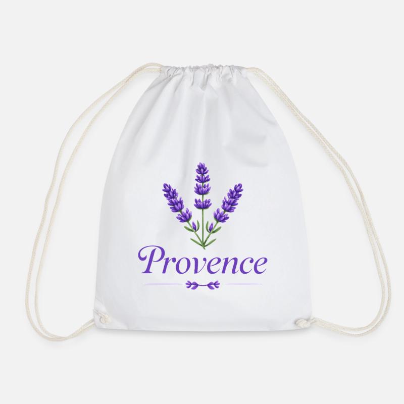 provence_lavance - Turnbeutel - Weiß