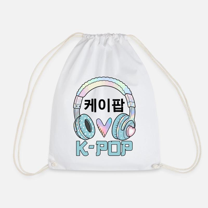 K Pop 케이팝 - Sac de sport léger - blanc