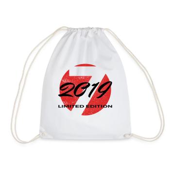7e anniversaire 2019 cadeau garçons et filles - Sac de sport léger - blanc - Devant