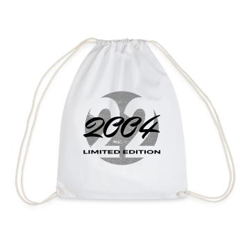 22nd Birthday 2004 Gift for Men and Women - Drawstring Bag - white - Front