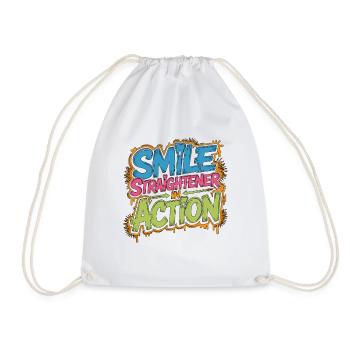 Hygiéniste orthodontique Lisseurs de sourire dentaire - Sac de sport léger - blanc - Devant
