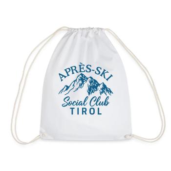 Après Ski Social Club Tirol Skiing Winter Holiday - Drawstring Bag - white - Front