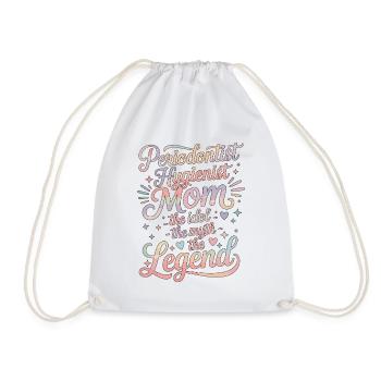 Periodontist Hygienist Mom The Idol Periodontology - Turnbeutel - Weiß - Vorne