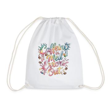 Hospital Pharmacist Caffeine In Med Errors Medical - Drawstring Bag - white - Front