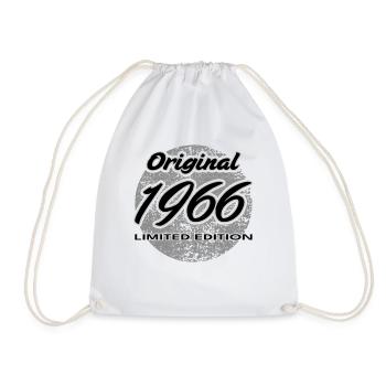 60e anniversaire 1966 cadeau pour hommes et femmes - Sac de sport léger - blanc - Devant