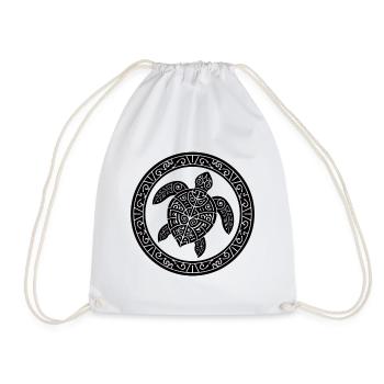 Culture tribale de Nouvelle-Zélande Nouvelle-Zélande - Sac de sport léger - blanc - Devant