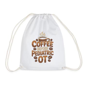 Ergothérapeute pédiatrique Café Thérapie pédiatrique Amateur de café - Sac de sport léger - blanc - Devant