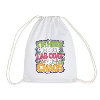 Pharmacist Student I'm Here For The Pharmaceutical - Drawstring Bag - white - Front