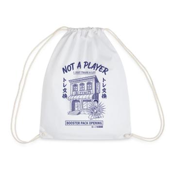 Not A Player I Just Trade A Lot Booster Pack - Drawstring Bag - white - Front