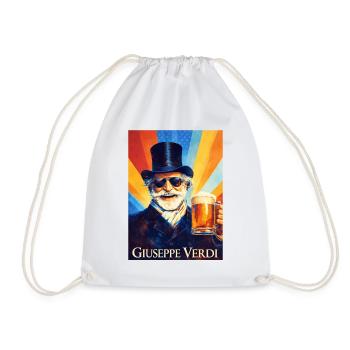 Giuseppe Verdi - Turnbeutel - Weiß - Vorne