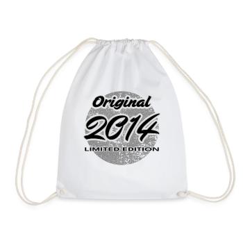 12e anniversaire 2014 cadeau garçons et filles - Sac de sport léger - blanc - Devant