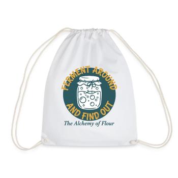 Fermentation au pain au levain et découverte - Sac de sport léger - blanc - Devant