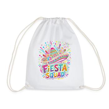 Explosion de sombreros de l’équipe Fiesta - Sac de sport léger - blanc - Devant