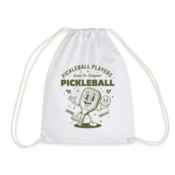 Pickleball-Spieler lustige Pickleball-Liebe - Turnbeutel - Weiß - Vorne