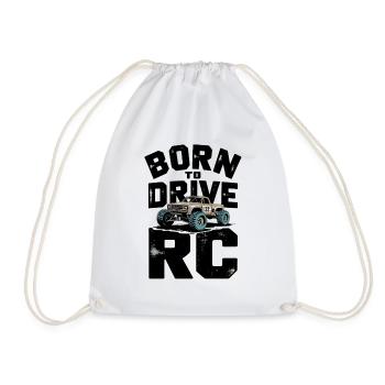  Born To Drive RC Offroad RC Auto Monstertruck RC - Turnbeutel - Weiß - Vorne
