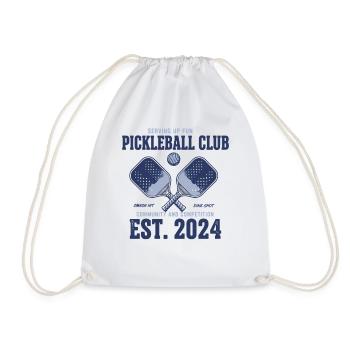 Club de Pickleball Joueur Drôle Adore le Pickleball Est - Sac de sport léger - blanc - Devant