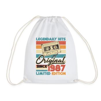 Original since 1987 - Drawstring Bag - white - Front