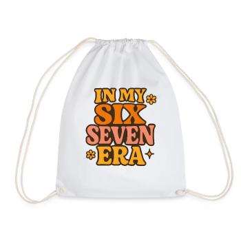 Dans mon mème d’humour italien de la pourriture cervementale de l’ère 67 des Six Sept - Sac de sport léger - blanc - Devant