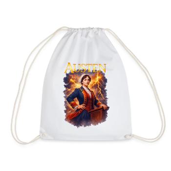 Jane Austen Portrait - Sac de sport léger - blanc - Devant