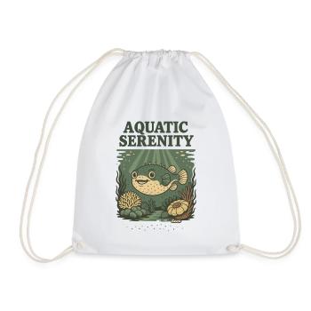 Poisson-globe aquatique Serenity - Sac de sport léger - blanc - Devant