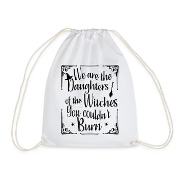 Nous sommes les filles des sorcières que tu n’as pas pu brûler - Sac de sport léger - blanc - Devant