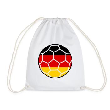 Maillot de supporter de football Allemagne - Sac de sport léger - blanc - Devant