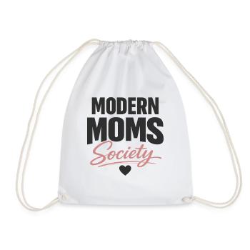 Déclaration de maman stylée de la Modern Moms Society - Sac de sport léger - blanc - Devant