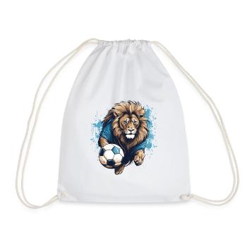 Lion Football Team - Drawstring Bag - white - Front