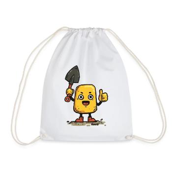Mascotte Sunny Shovel Pal - Sac de sport léger - blanc - Devant