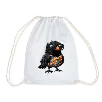 Vacances de bandes dessinées Raven Crow - Sac de sport léger - blanc - Devant
