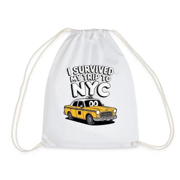 J’ai survécu à mon voyage à New York - Sac de sport léger - blanc - Devant