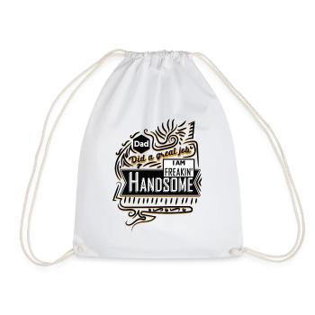 Papa Pride : Un de beau dicton - Sac de sport léger - blanc - Devant