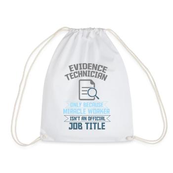 Scientifique médico-légal Criminologie - Sac de sport léger - blanc - Devant