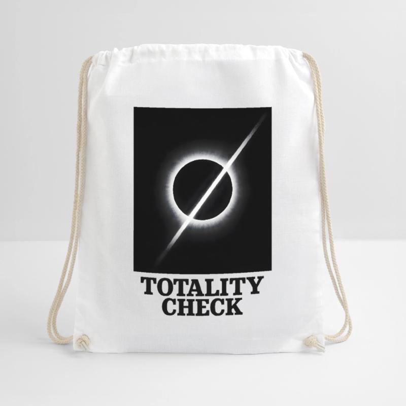 Totality checked | Eclipse Drawstring Bag