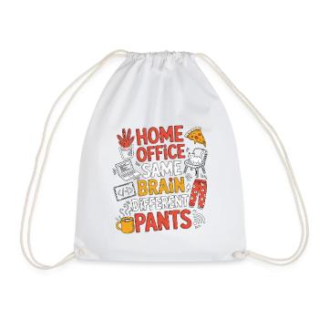 Développeur à distance Home Office Même développeur Web - Sac de sport léger - blanc - Devant