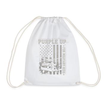Purple Spice Up Militaires Enfants Hélicoptère Militaire K - Sac de sport léger - blanc - Devant