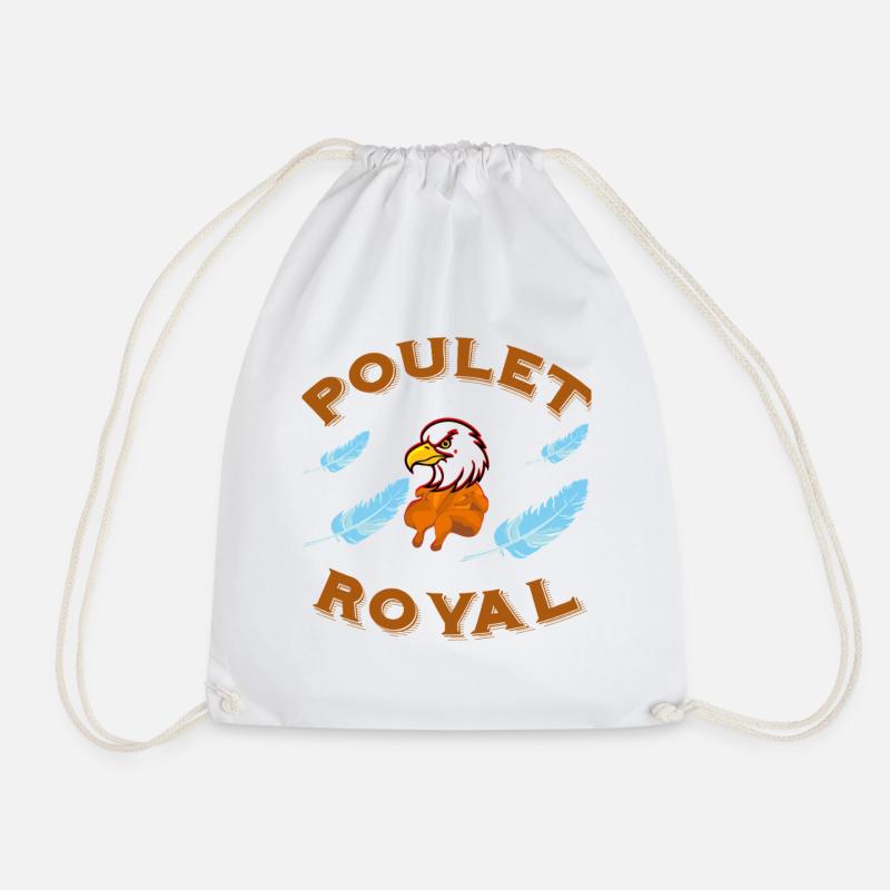 Brathähnchen-Adler-Kondor-Humor-Design - Turnbeutel - Weiß