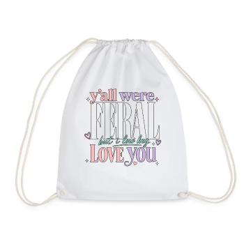 Teacher Saying Humor School Gift Idea - Drawstring Bag - white - Front