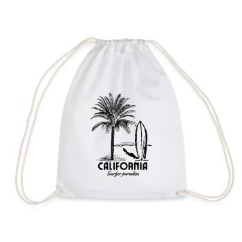 Palmier du Paradis de la Surf de Californie - Sac de sport léger - blanc - Devant