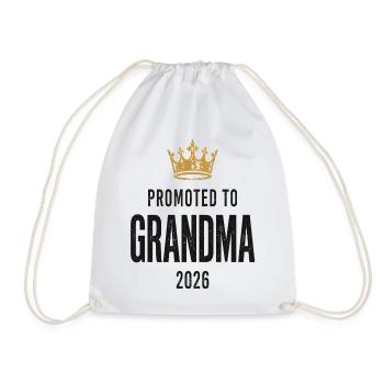 PROMUE GRAND-MÈRE 2026 - Sac de sport léger - blanc - Devant