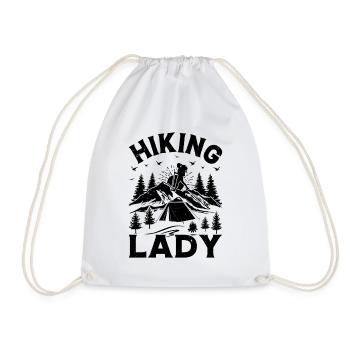 Hiking Lady Mountain Hiking Girls - Turnbeutel - Weiß - Vorne