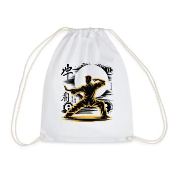 Tai Chi Zen Meditation – Chi Qigong Training - Turnbeutel - Weiß - Vorne