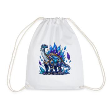 Dragon de Cristal Bleu de Glace - Sac de sport léger - blanc - Devant