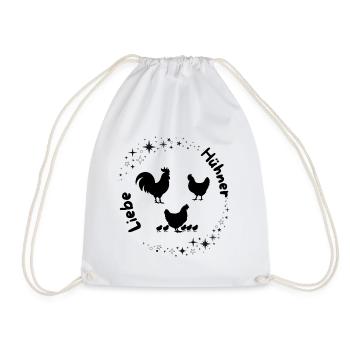 Amour du poulet - Sac de sport léger - blanc - Devant