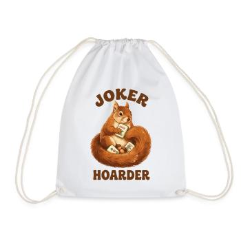 Mahjong Joker Écureuil Accumulateur - Sac de sport léger - blanc - Devant