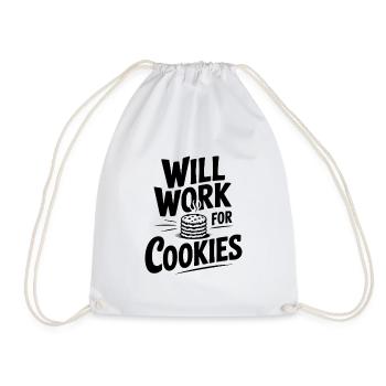 Ça marchera pour les cookies - Sac de sport léger - blanc - Devant