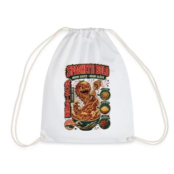 Spaghetti Bolo Mehr Sauce Shirt - Turnbeutel - Weiß - Vorne