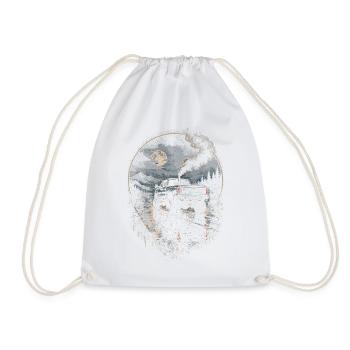 Charbon roulant - Sac de sport léger - blanc - Devant